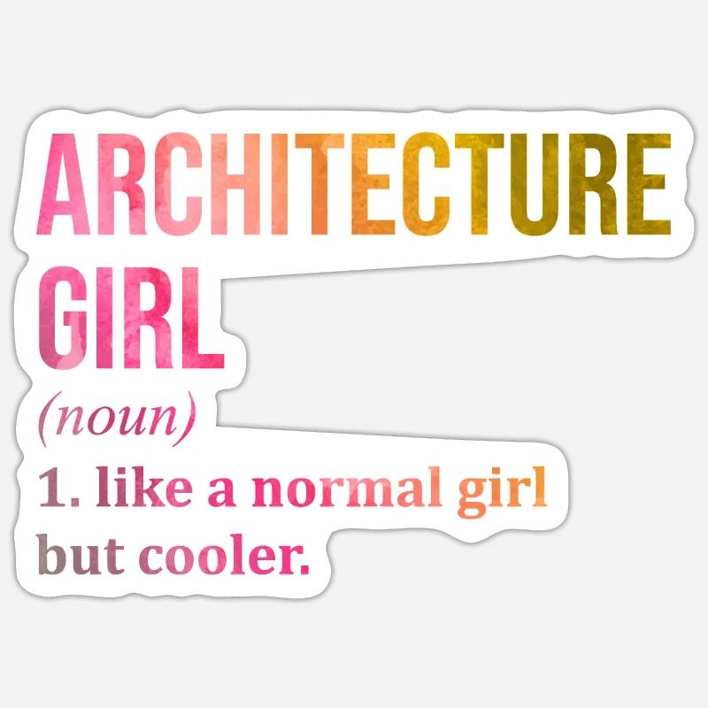 Architecture Sticker size S (10 x 10 cm)