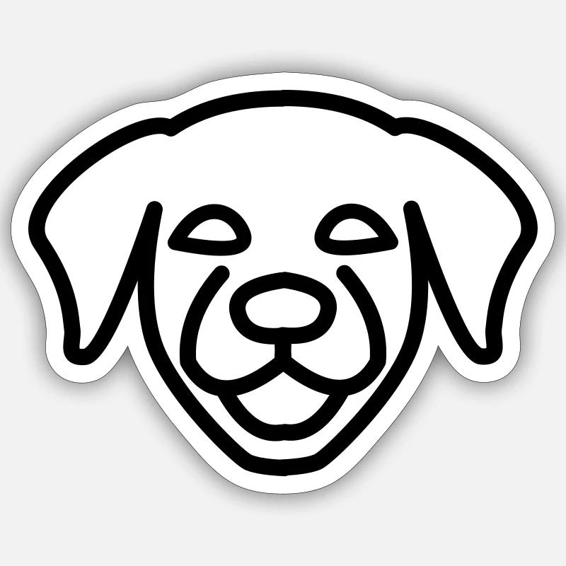 Dog Sticker size S (10 x 10 cm)