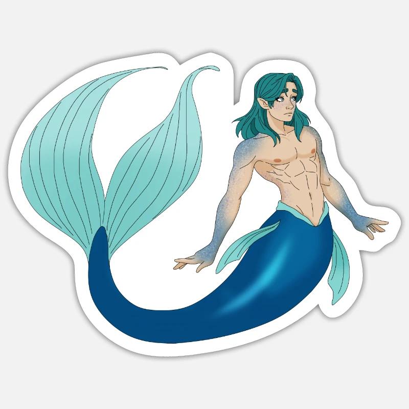 Neriel - Sticker taille S (10 x 10 cm) - blanc mat