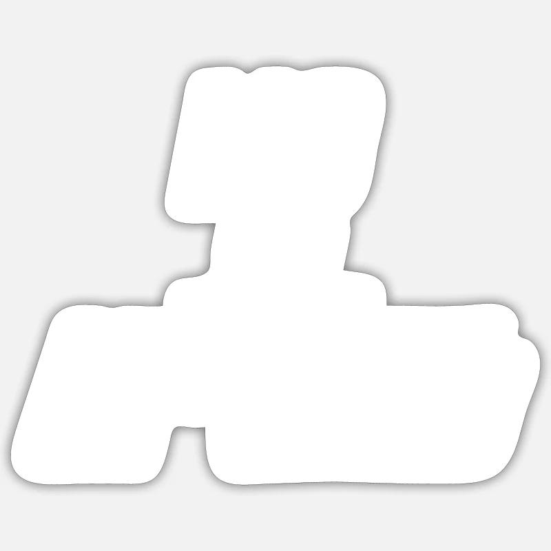 No Limits - Sticker size S (10 x 10 cm) - white matte