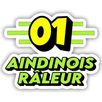 Klagender Aindinois - Sticker Größe S (10 x 10 cm) - Mattweiß - Vorne