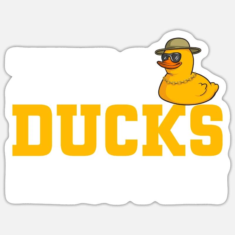 Rubber Duck Rubber Duck - Sticker size S (10 x 10 cm) - white matte