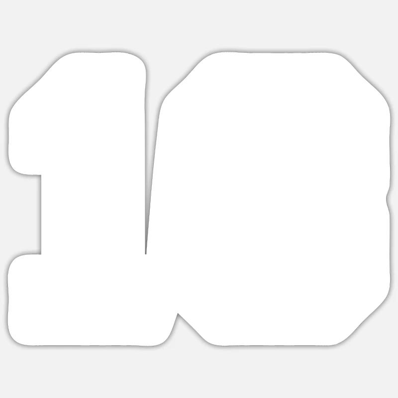 13 - Sticker taille S (10 x 10 cm) - blanc mat