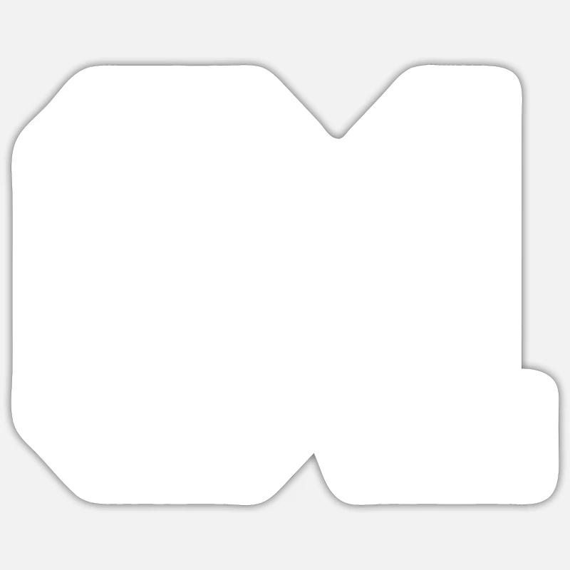 01 - Sticker size S (10 x 10 cm) - white matte