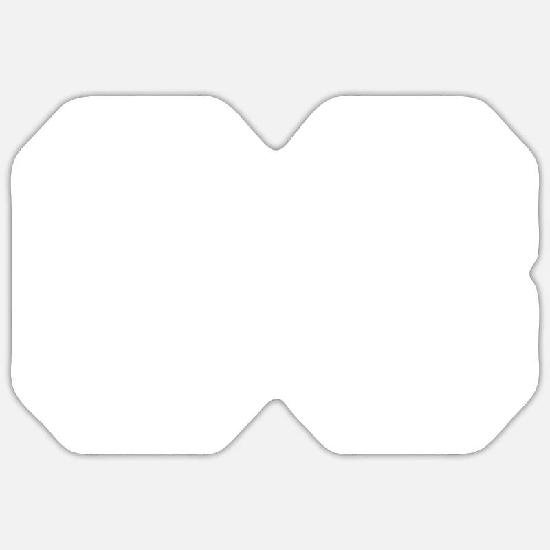 08 - Sticker size S (10 x 10 cm) - white matte