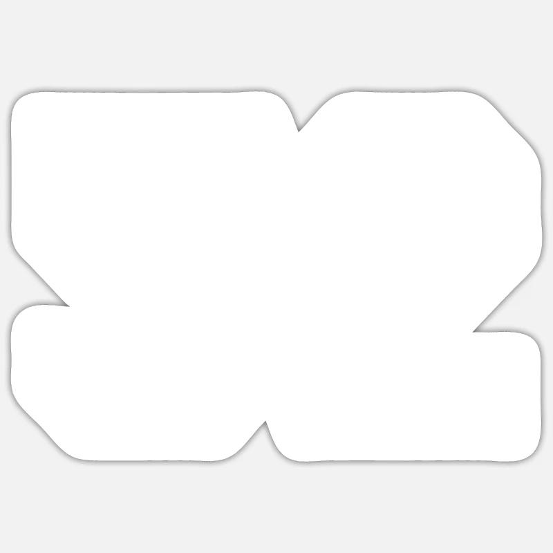 52 - Sticker size S (10 x 10 cm) - white matte