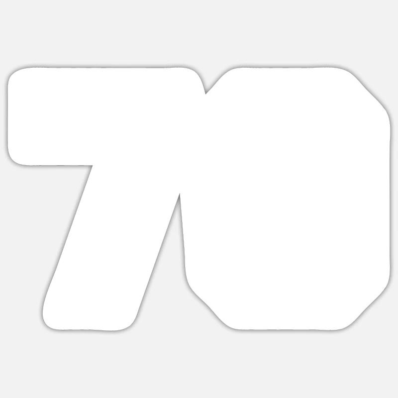 79 - Sticker size S (10 x 10 cm) - white matte