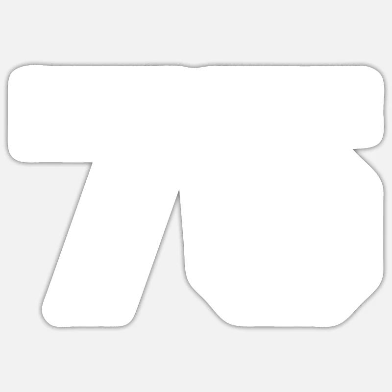 75 - Sticker size S (10 x 10 cm) - white matte