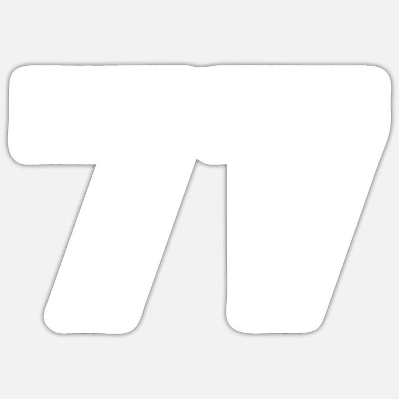 77 - Sticker Größe S (10 x 10 cm) - Mattweiß