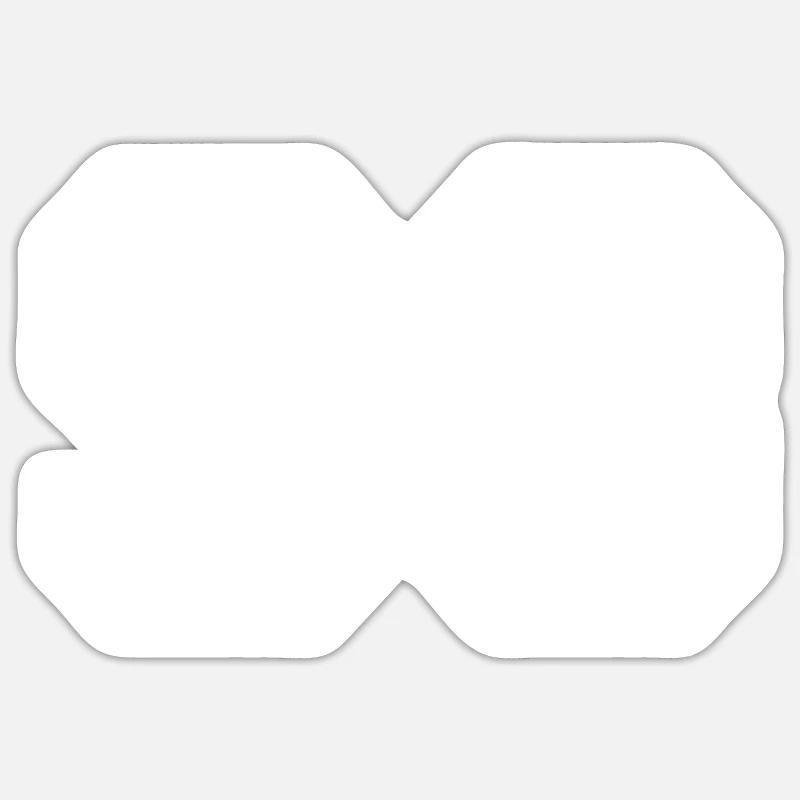 93 - Sticker Größe S (10 x 10 cm) - Mattweiß