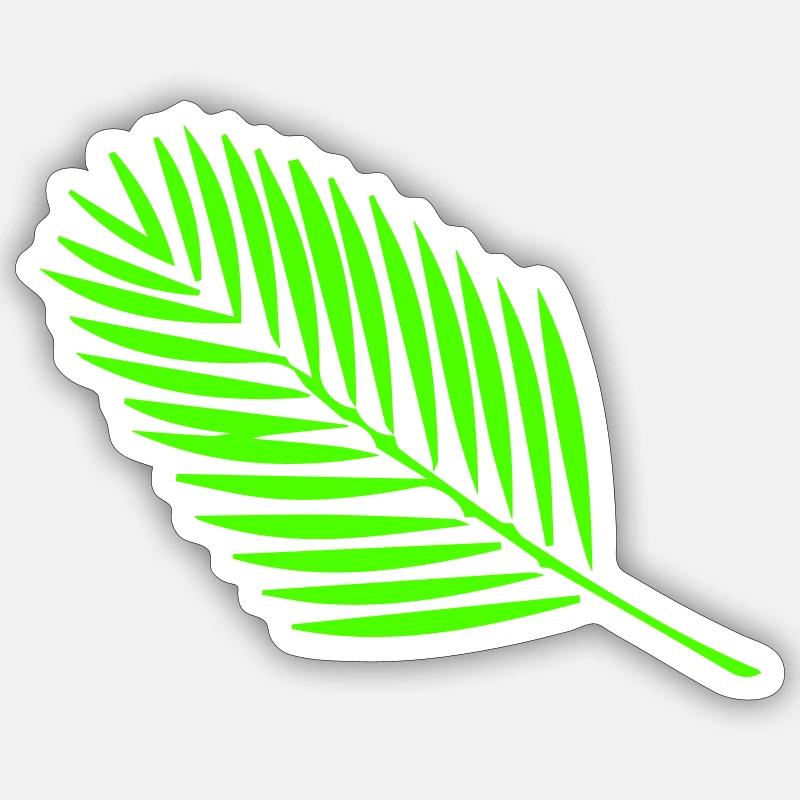 blatt Sticker Größe S (10 x 10 cm)