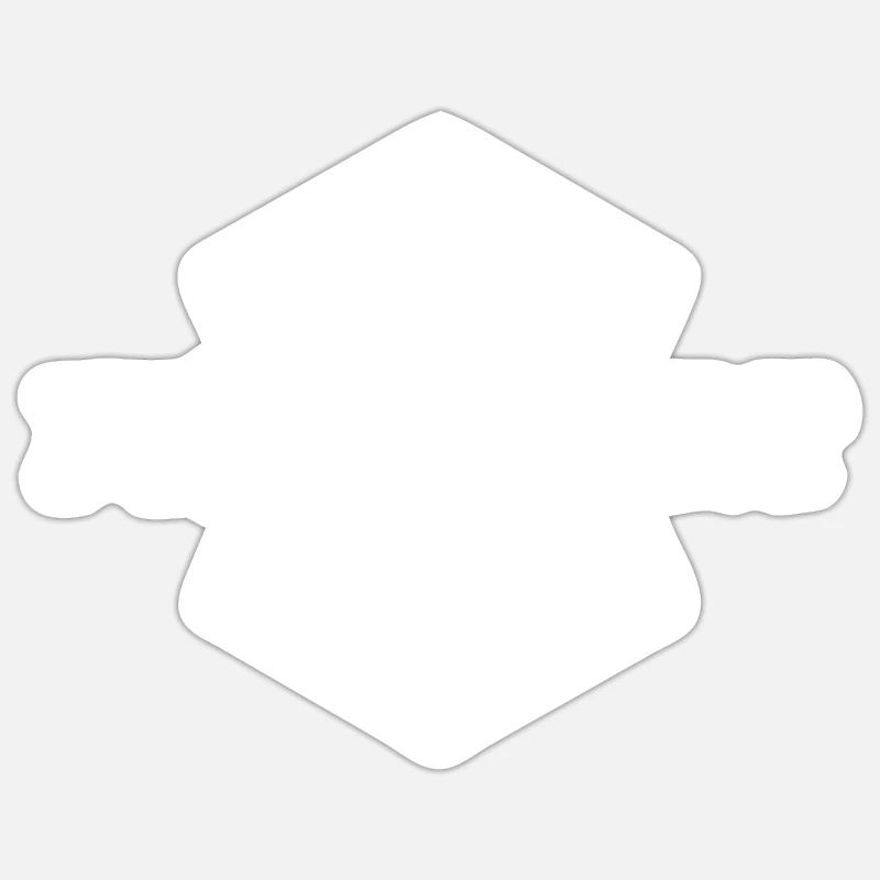 Fischwirt - Sticker taille S (10 x 10 cm) - blanc mat