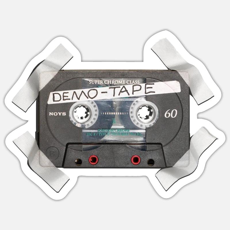 Cassette de démonstration - Sticker taille S (10 x 10 cm) - blanc mat