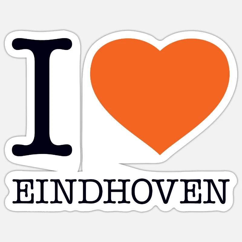 J’ADORE EINDHOVEN Sticker taille S (10 x 10 cm)