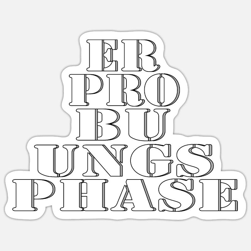 Trial phase - Sticker size S (10 x 10 cm) - white matte