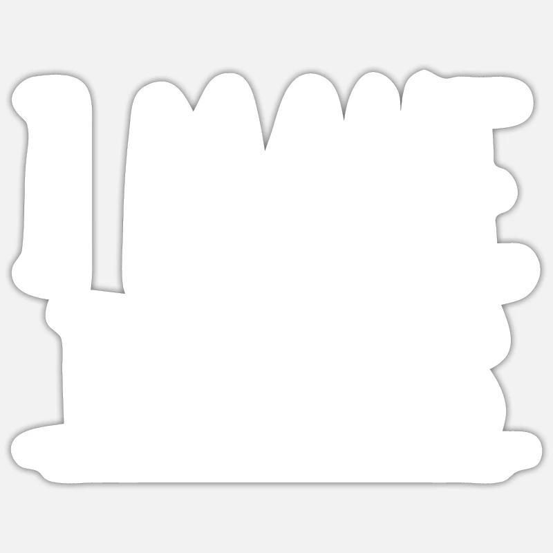 I Make The Mess 2 Sticker Größe S (10 x 10 cm)