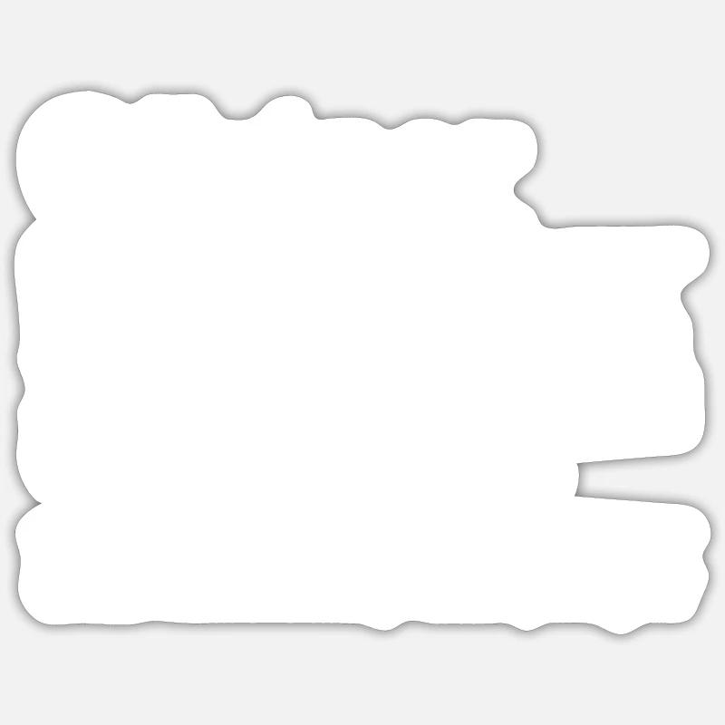 Gärtner - Sticker Größe S (10 x 10 cm) - Mattweiß