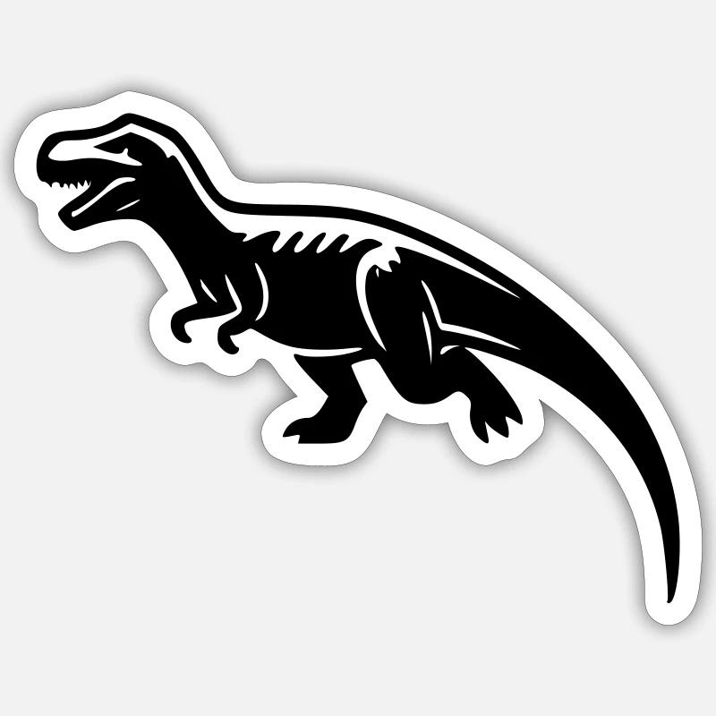 Raptor - Sticker size S (10 x 10 cm) - white matte