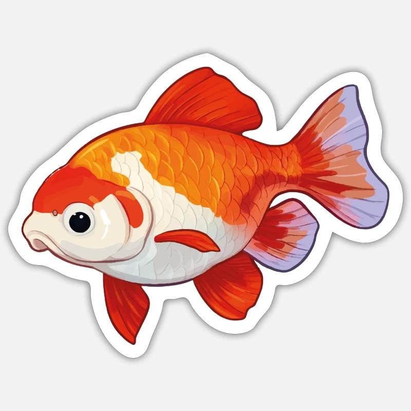Goldfish Sticker size S (10 x 10 cm)