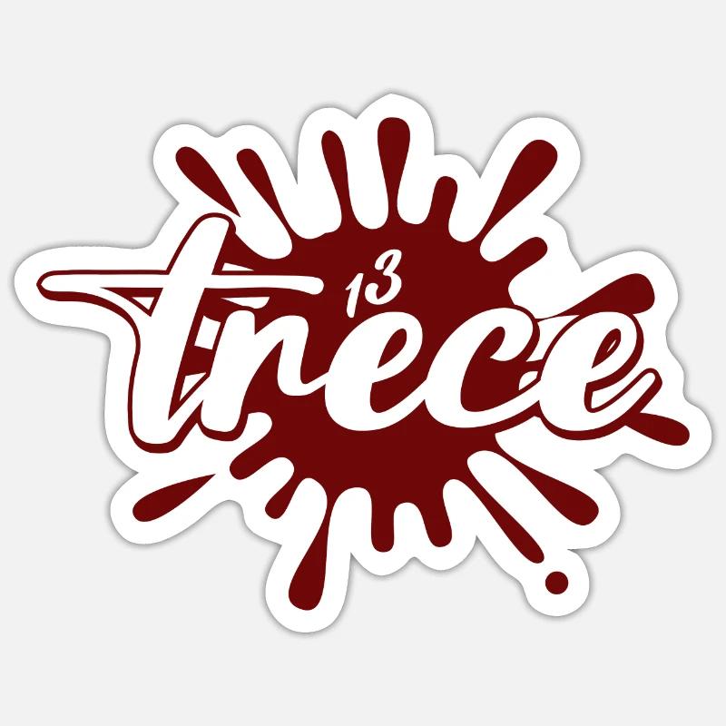 Trece13 Éclaboussure Sticker taille S (10 x 10 cm)