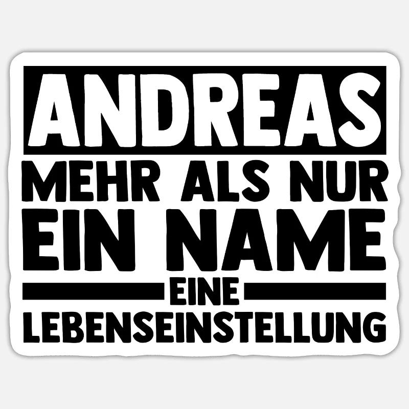 First name Andreas Sticker size S (10 x 10 cm)