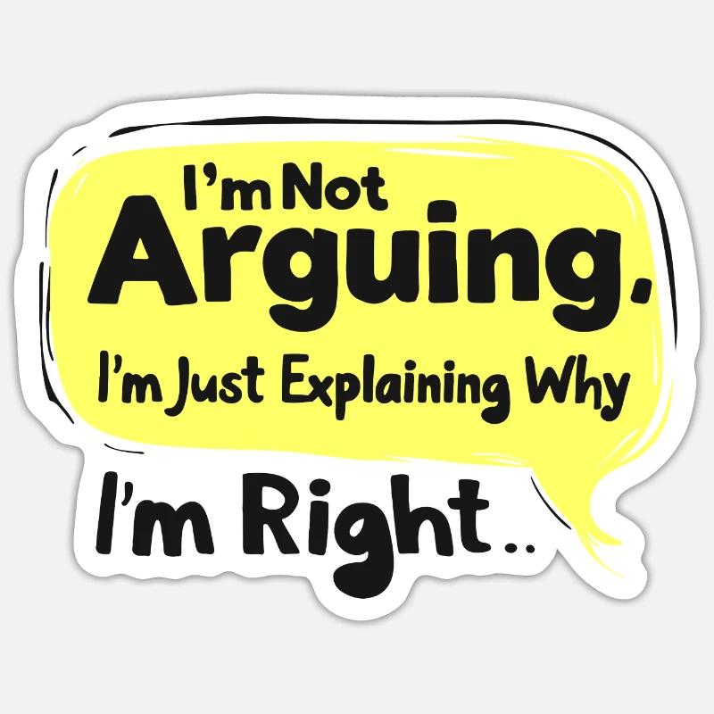 EXPLAINING Sticker size S (10 x 10 cm)