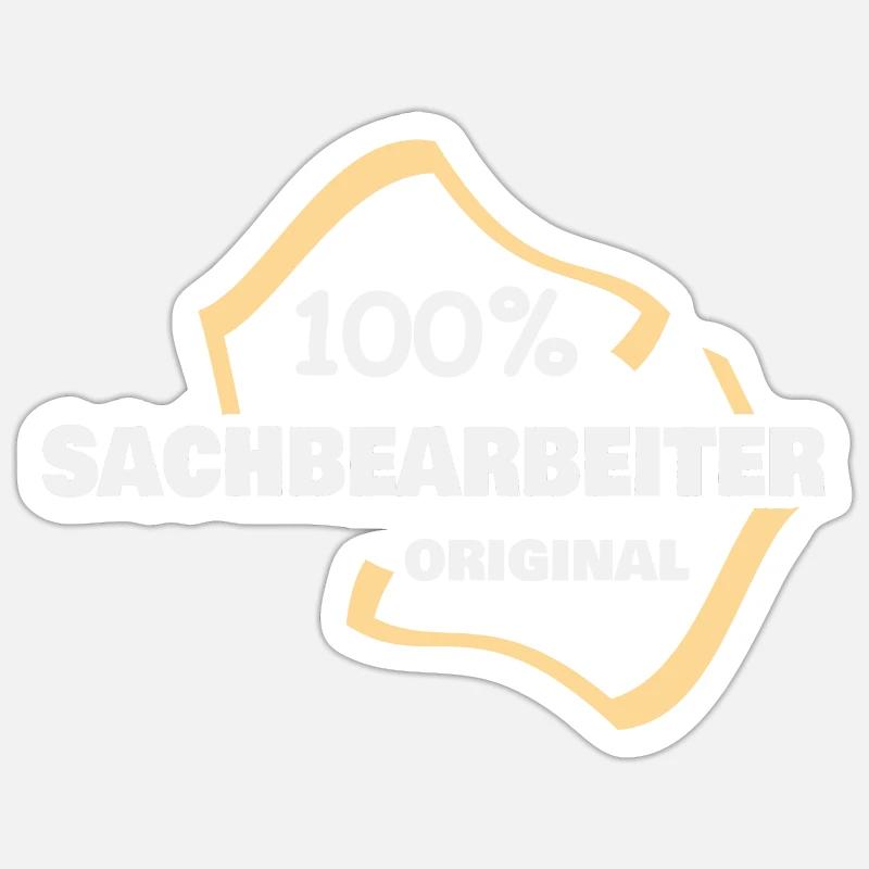 Don pour le commis - Sticker taille S (10 x 10 cm) - blanc mat