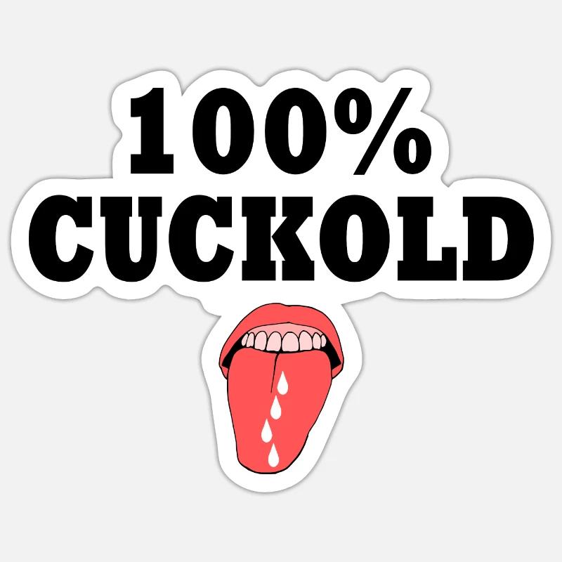 Cuckold Sticker Größe S (10 x 10 cm)