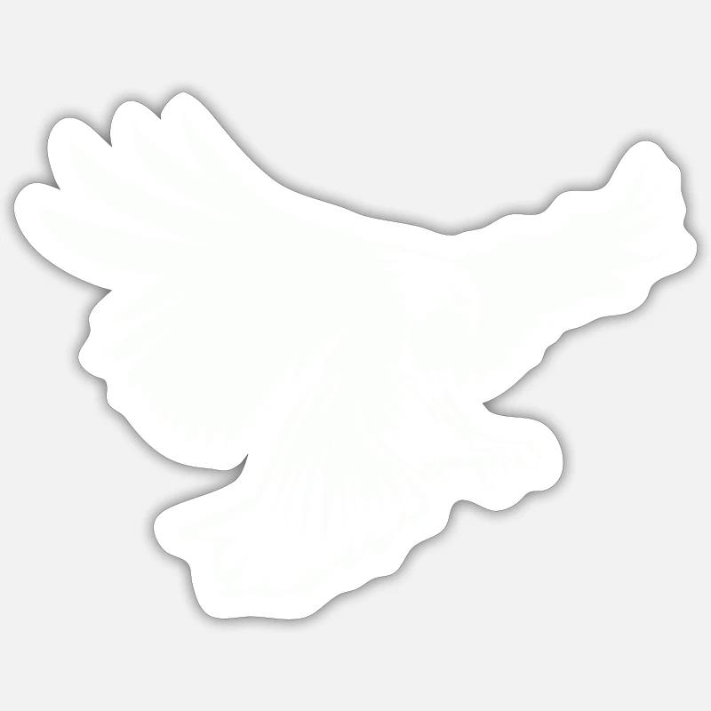 Aigle - Sticker taille S (10 x 10 cm) - blanc mat