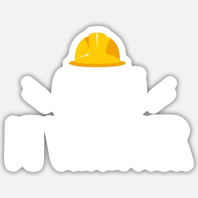 Site Manager - Sticker size S (10 x 10 cm) - white matte