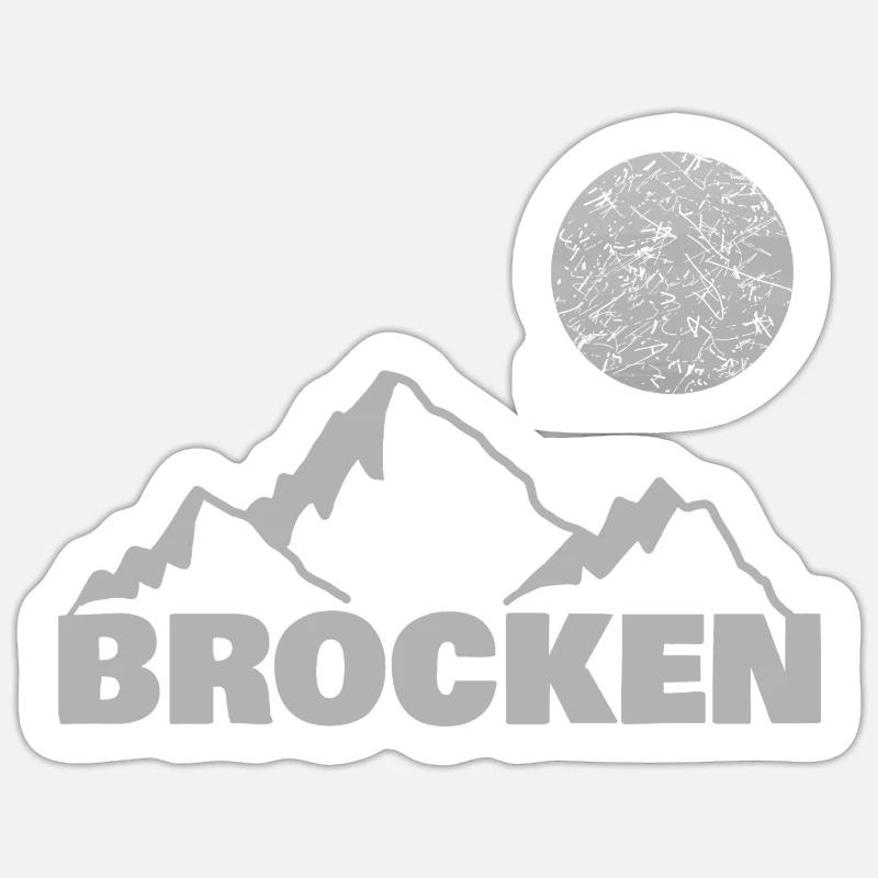Morceau - Sticker taille S (10 x 10 cm) - blanc mat
