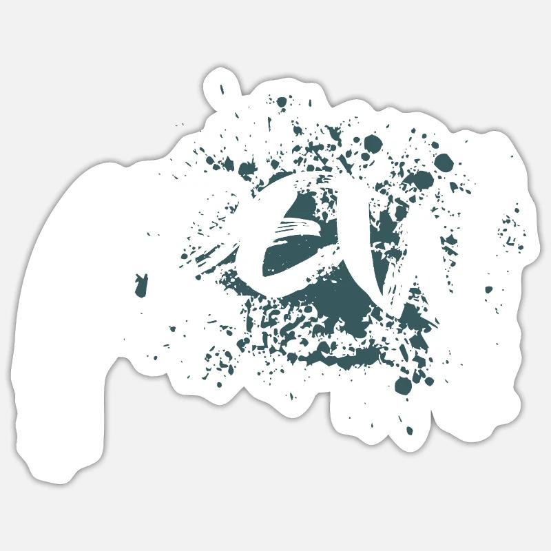 Crew - Sticker size S (10 x 10 cm) - white matte