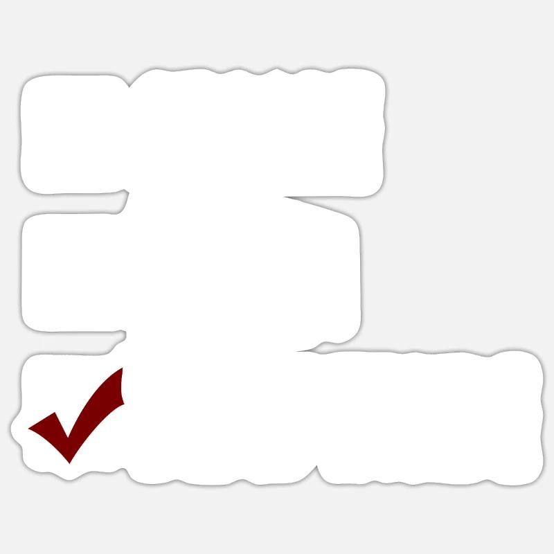 SINGLE DEAD INSIDE Sticker taille S (10 x 10 cm)