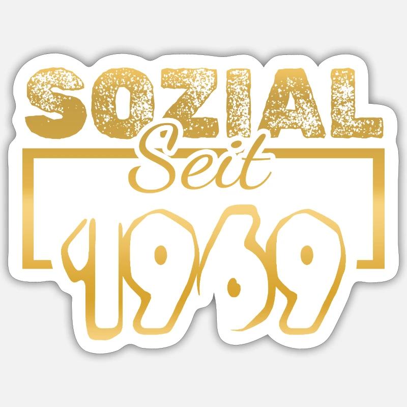 1969 Sticker size S (10 x 10 cm)