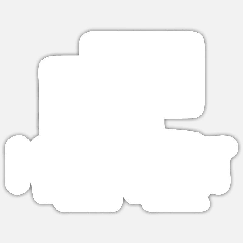 Mailed It Mailman Postal Worker Sticker size S (10 x 10 cm)