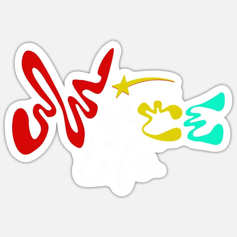 Sticker taille S (10 x 10 cm) - 