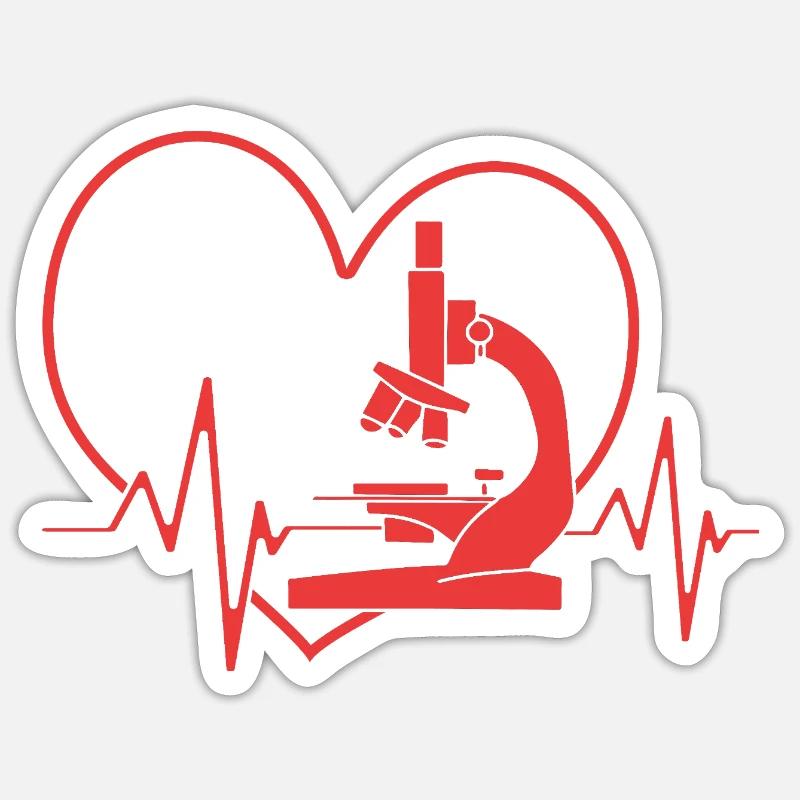 Strukturformel Molekül - Sticker Größe S (10 x 10 cm) - Mattweiß