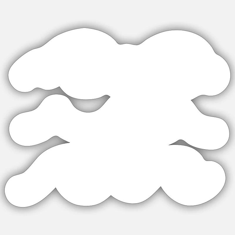 3 waves Sticker size S (10 x 10 cm)