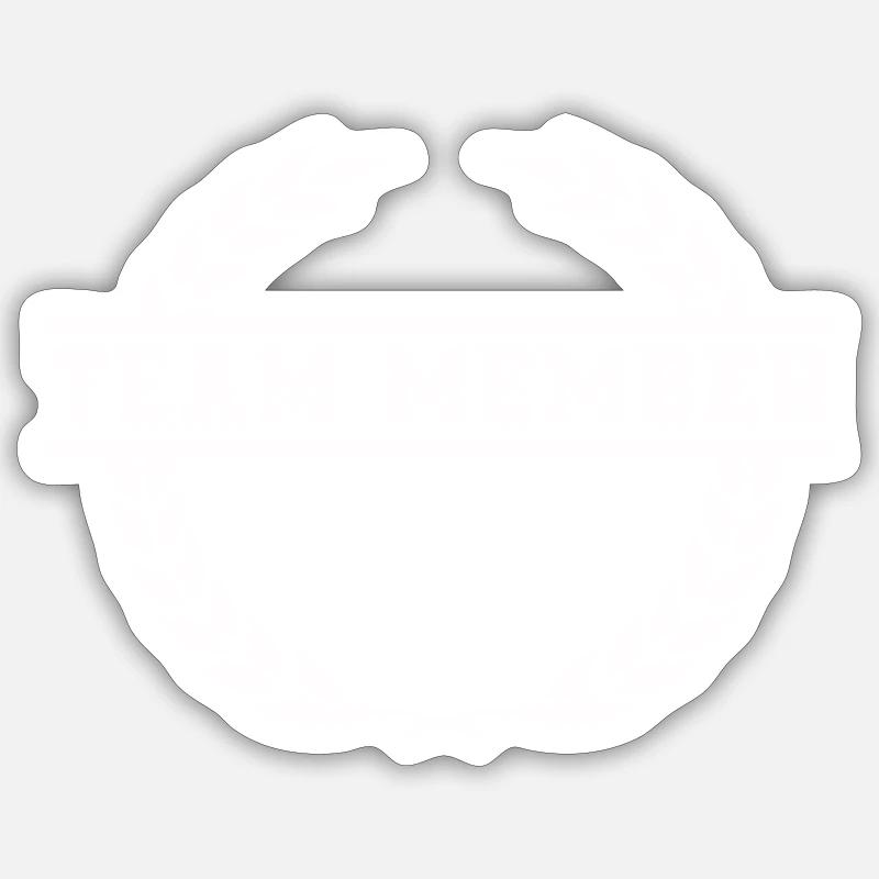 kranz team member Sticker Größe S (10 x 10 cm)