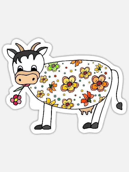  - Sticker size S (10 x 10 cm) - white matte