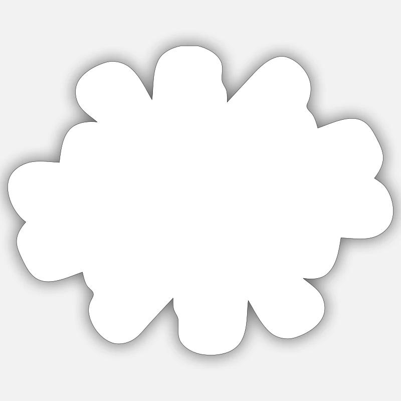 Comic Explosion or Fury Sticker size S (10 x 10 cm)