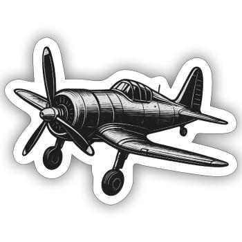Fan Gun - Sticker size S (10 x 10 cm) - white matte - Front