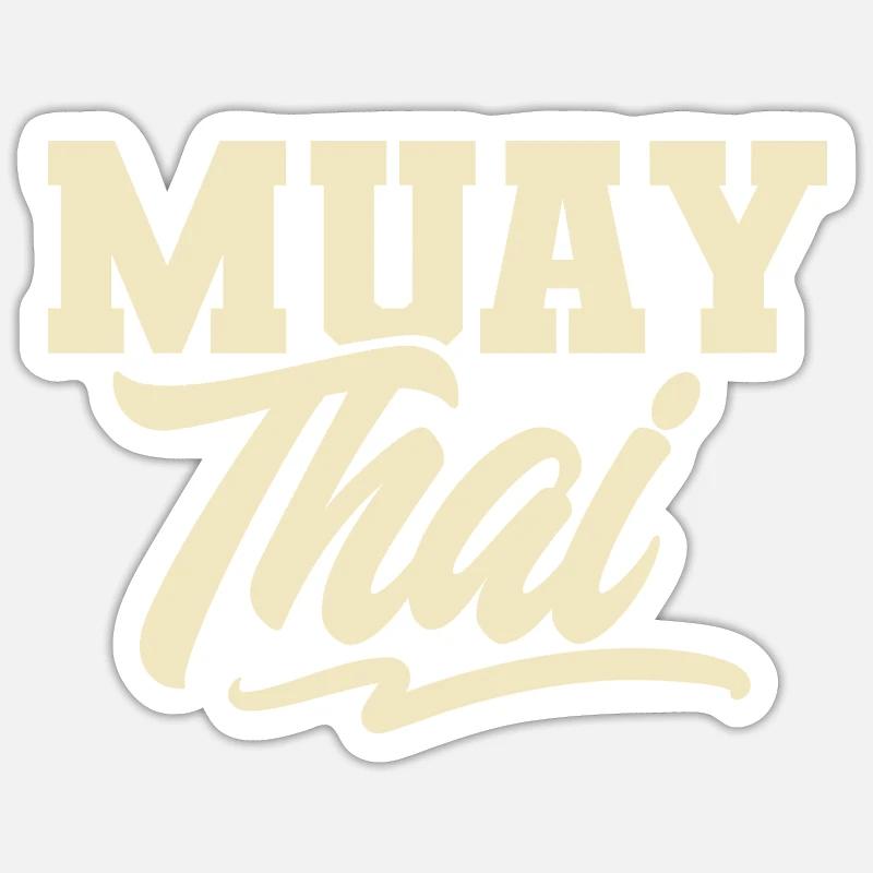 Muay Thai Sticker size S (10 x 10 cm)