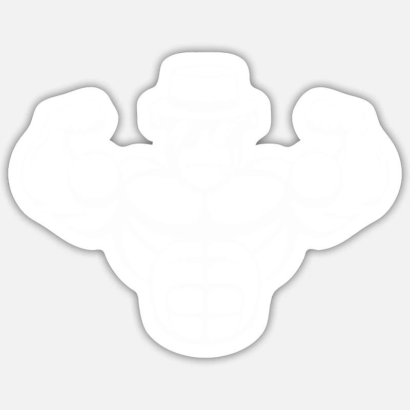 Strong Gorilla Sticker size S (10 x 10 cm)