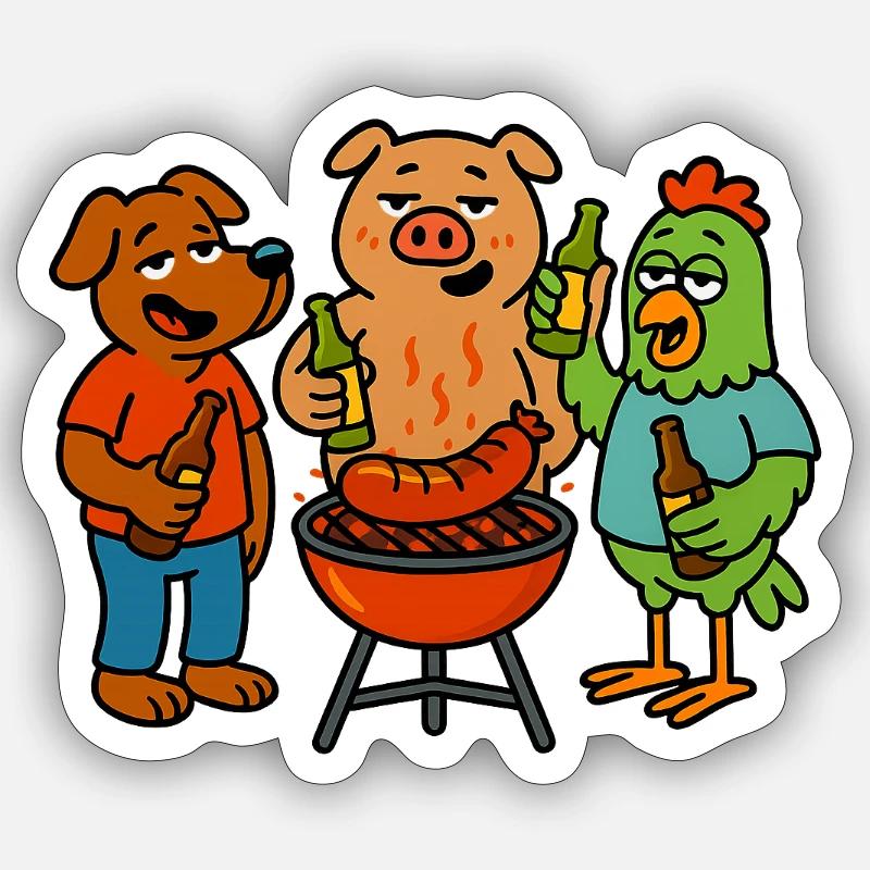 Sticker Größe S (10 x 10 cm) - 