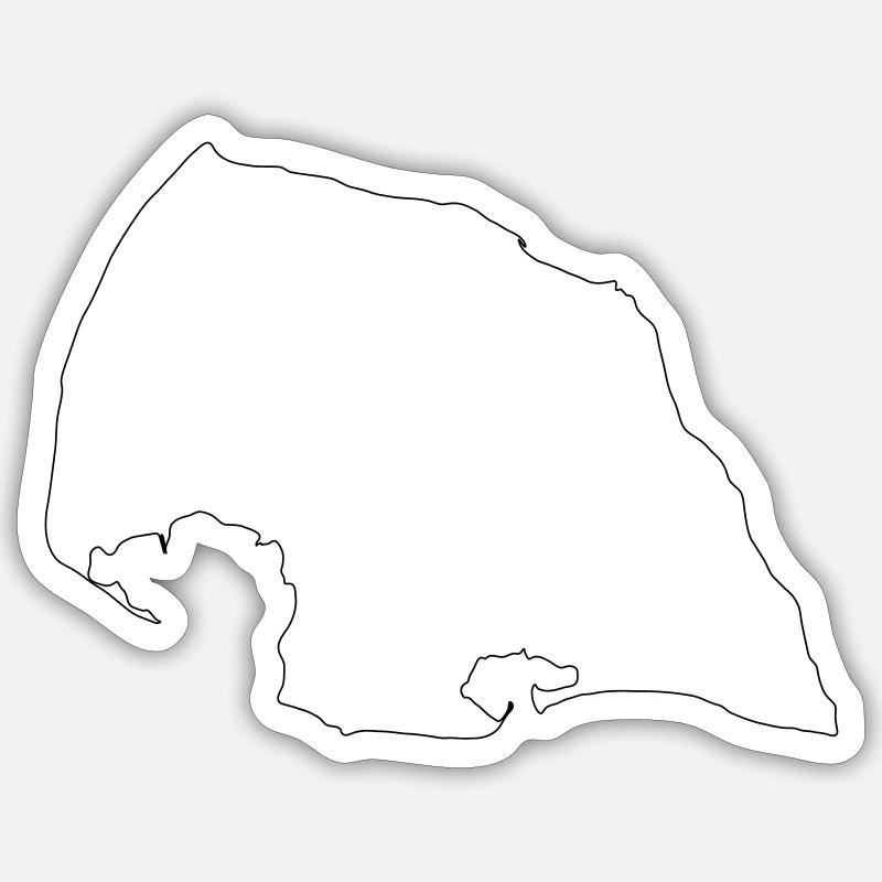Fehmarn - Sticker size S (10 x 10 cm) - white matte