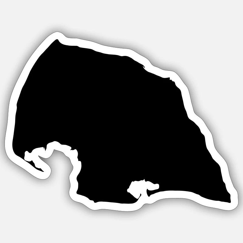 Fehmarn - Sticker size S (10 x 10 cm) - white matte