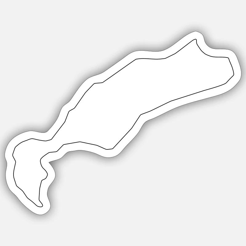 Kos - Sticker taille S (10 x 10 cm) - blanc mat