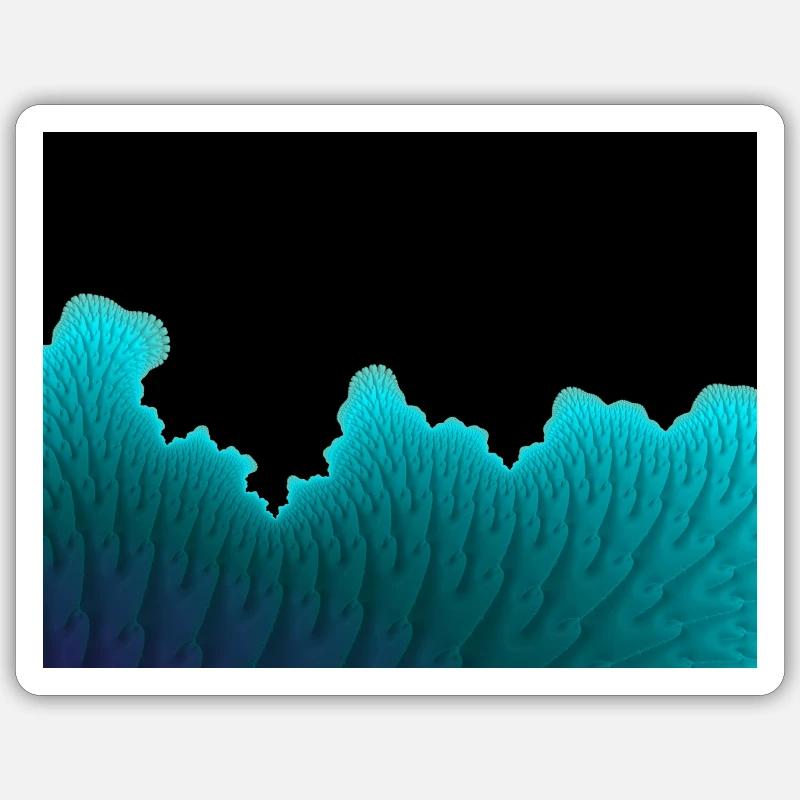 Mur de Corail Néon Sticker taille S (10 x 10 cm)