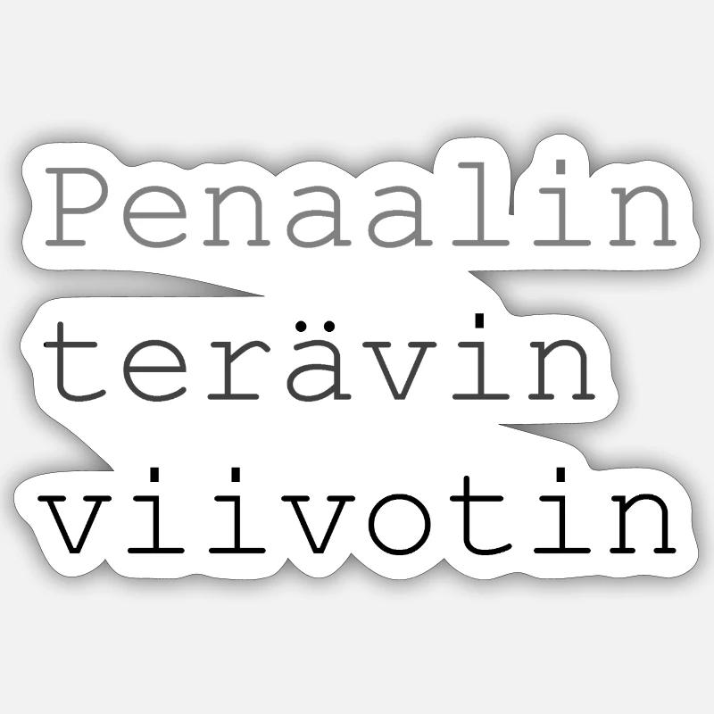 Sharpest - Sticker size S (10 x 10 cm) - white matte